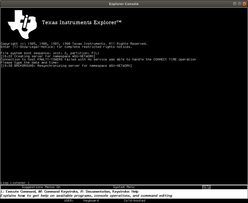 Nevermore TI-Explorer emulator ready to work